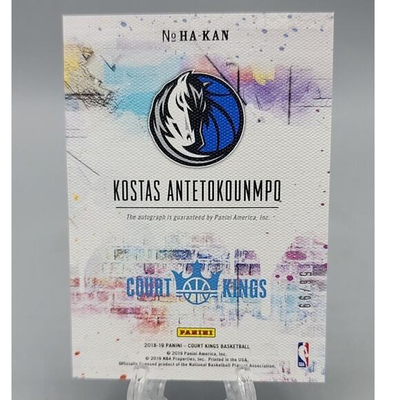 Kostas Antetokounmpo 2018 Heir Apparent Autograph Card /99 #HA-KAN - Picture 2 of 7